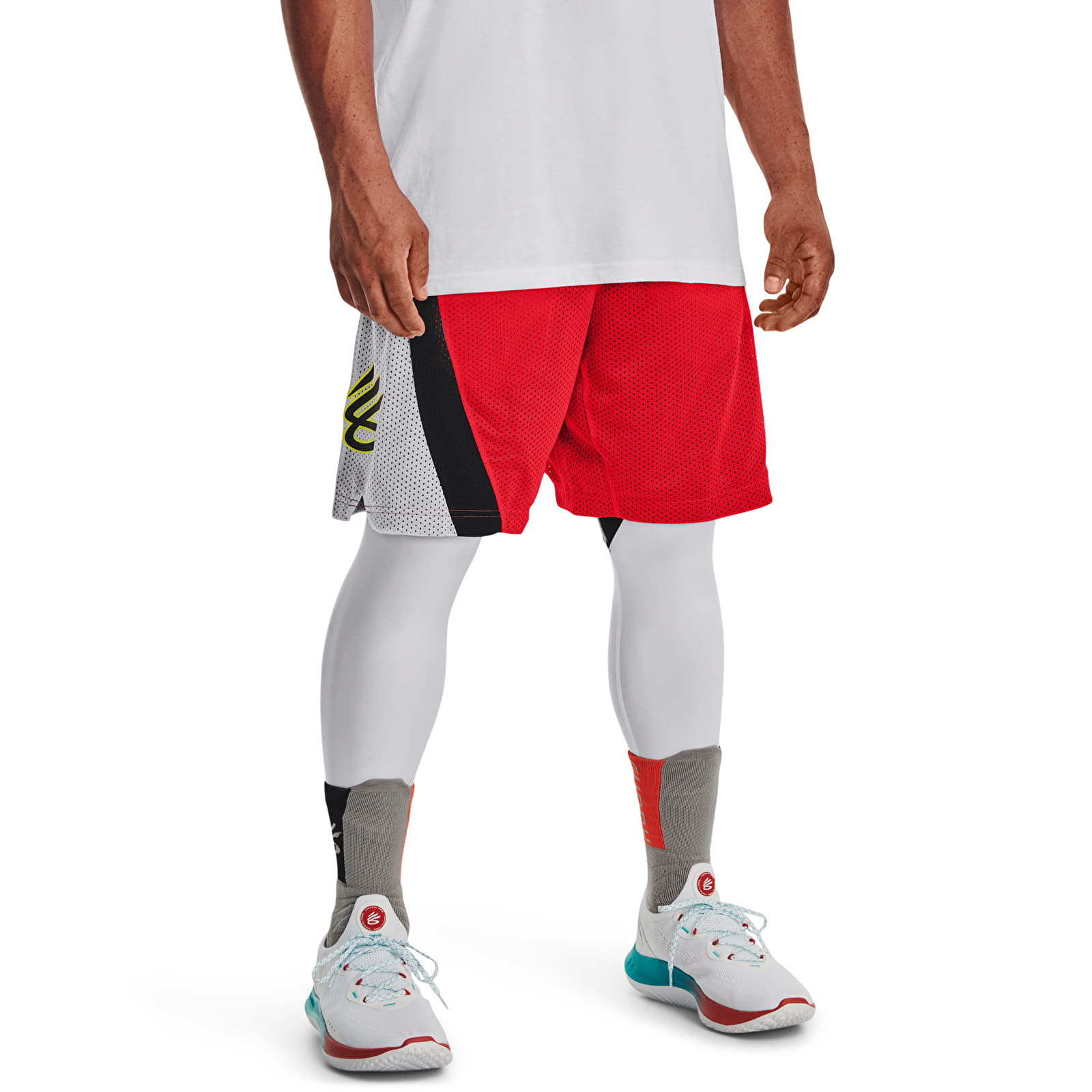 Pantalones cortos Under Armour Curry Splash 9'' Short Bolt Red