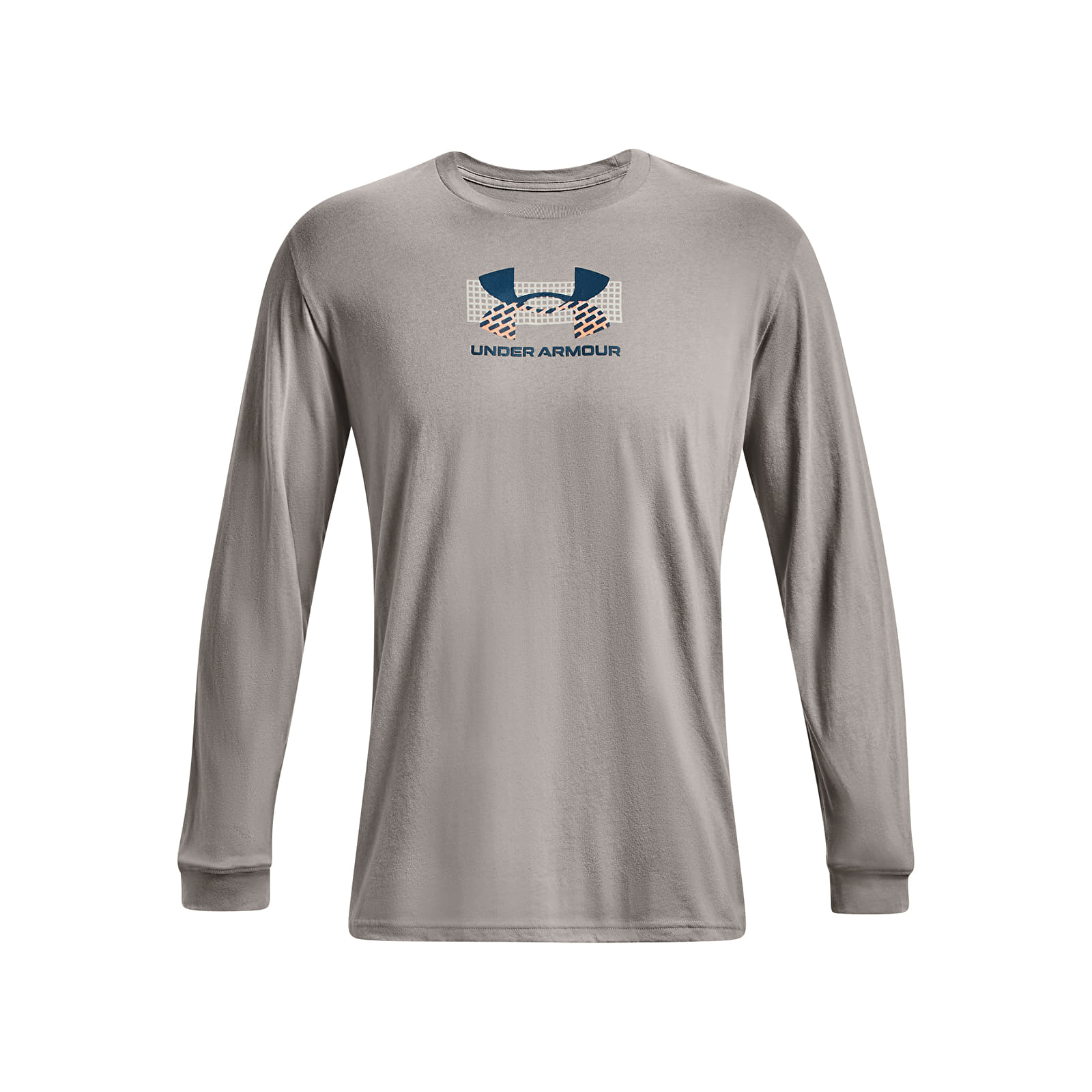 T-särgid Under Armour Grid Geometric Logo  Ls Pewter
