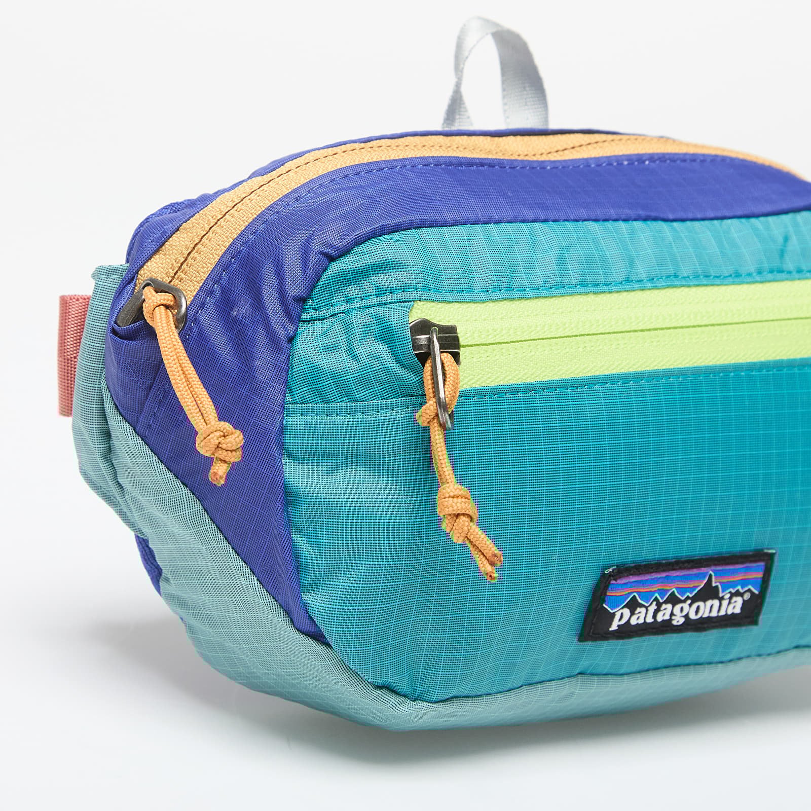 Ledvinky Patagonia Ultralight Black Hole Mini Hip Pack Patchwork Subtidal Blue
