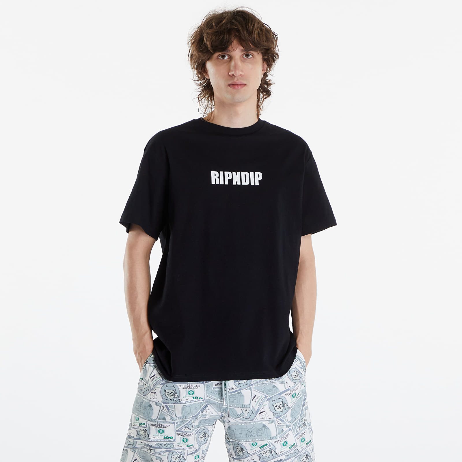 Tricouri pentru bărbați RIPNDIP Ily Fuckin Fuck Tee Black