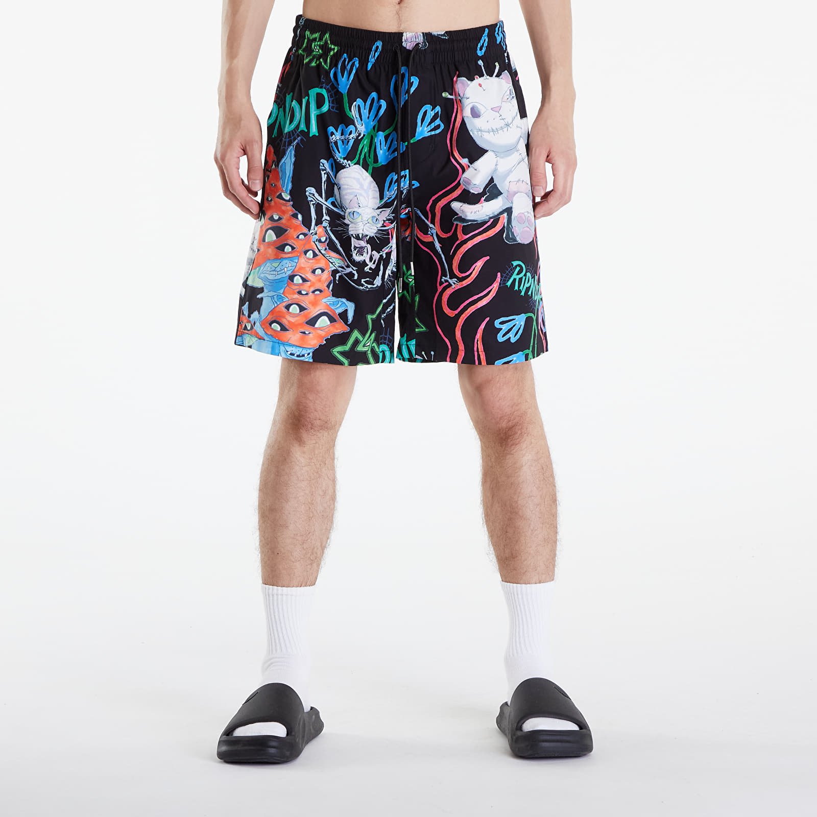 Pánské plavky RIPNDIP Travis Swim Shorts Black