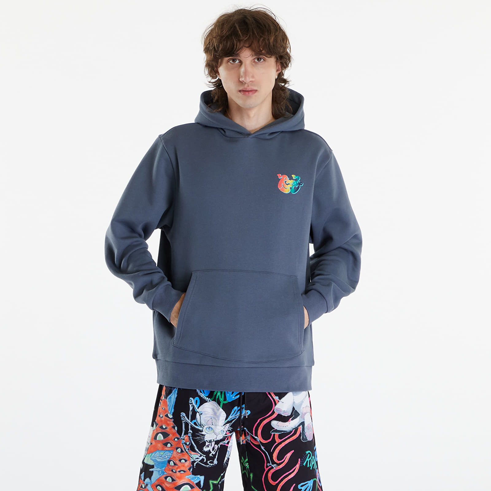 Men's sweatshirts RIPNDIP Yee Haw Hoodie Storm Blue