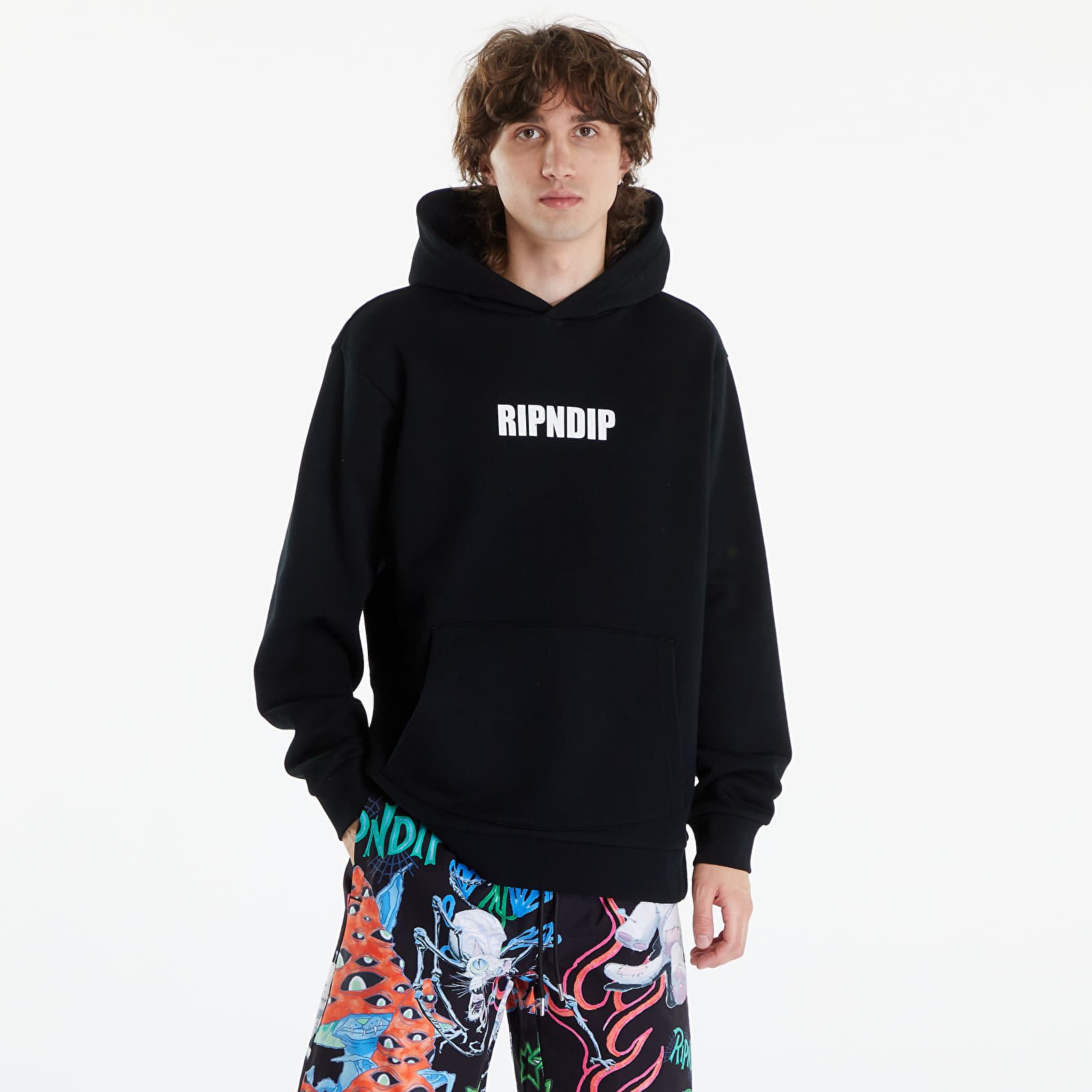 Men's sweatshirts RIPNDIP Ily Fuckin Fuck Hoodie Black