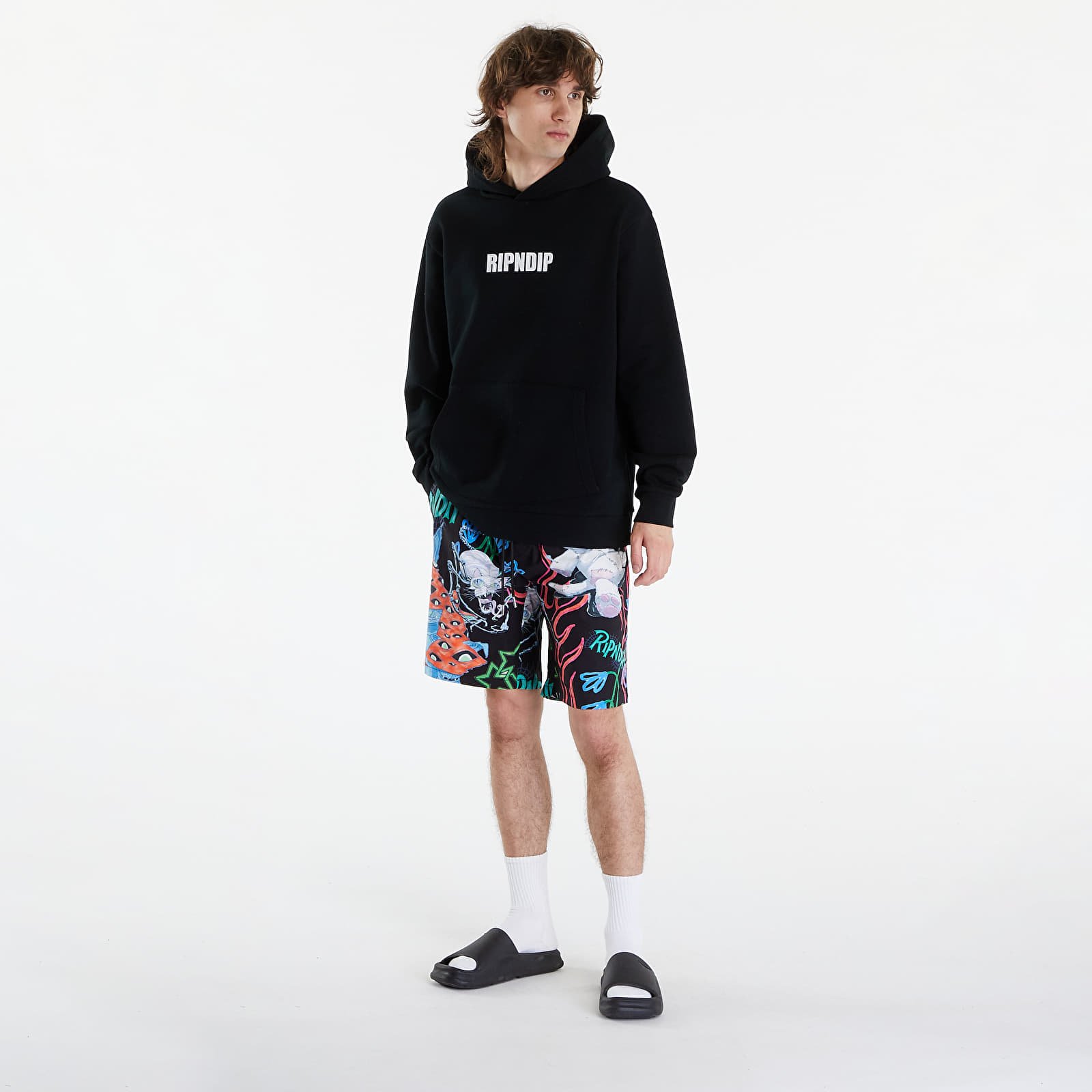 Men's sweatshirts RIPNDIP Ily Fuckin Fuck Hoodie Black