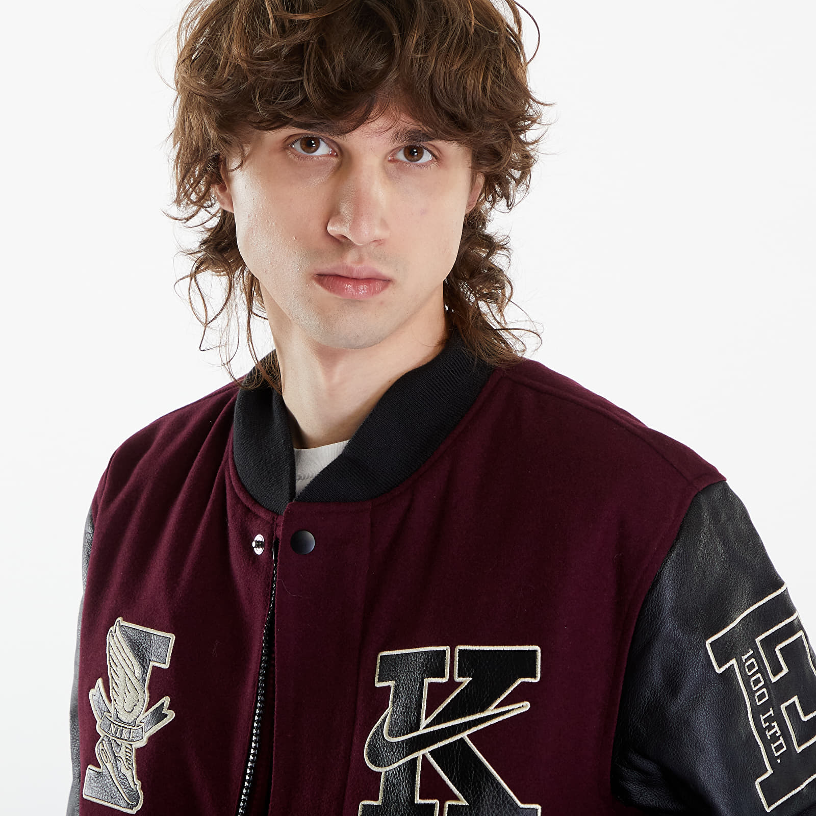 Heren bombers Nike Destroyer Jacket Night Maroon/ Black