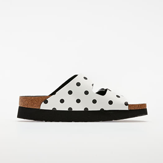 Women s sneakers and shoes Birkenstock Arizona Pap White Black Dots Queens