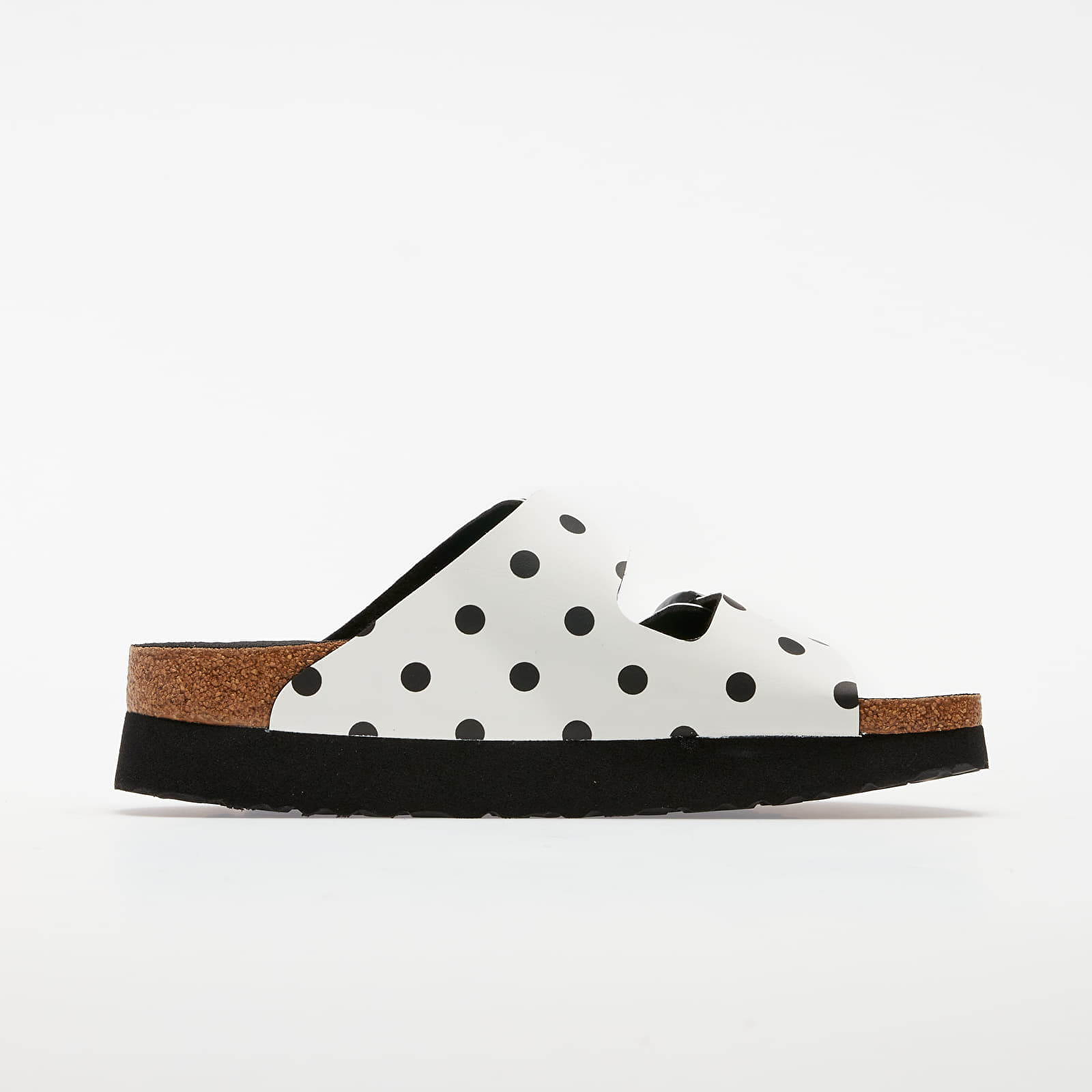 Damesschoenen Birkenstock Arizona Pap White/ Black Dots