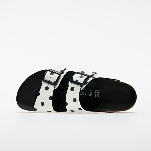 Black and white birkenstock sandals sales