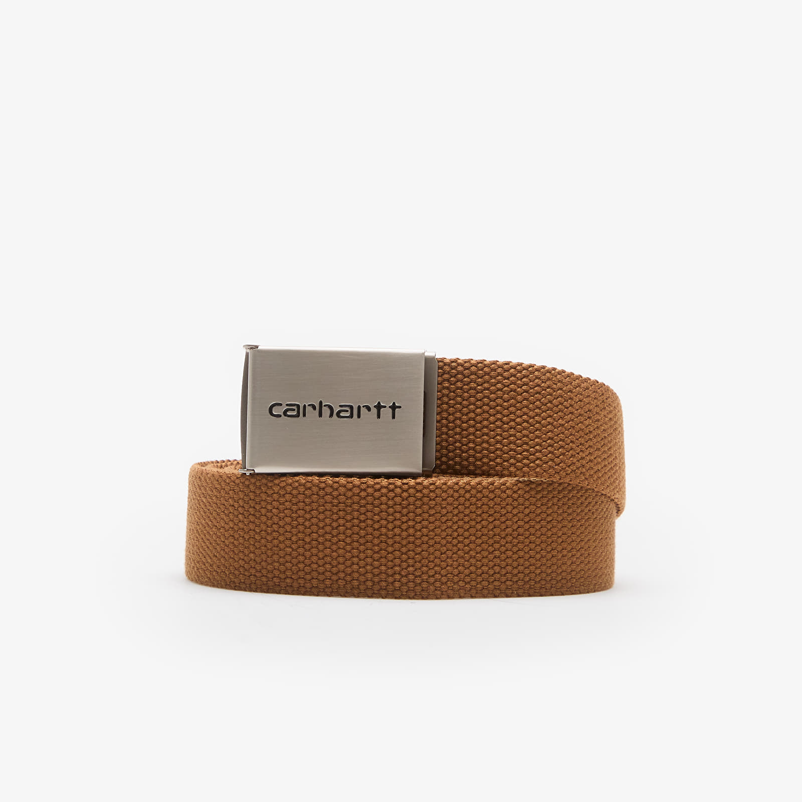 Gürtel für Frauen Carhartt WIP Clip Belt Chrome Hamilton Brown