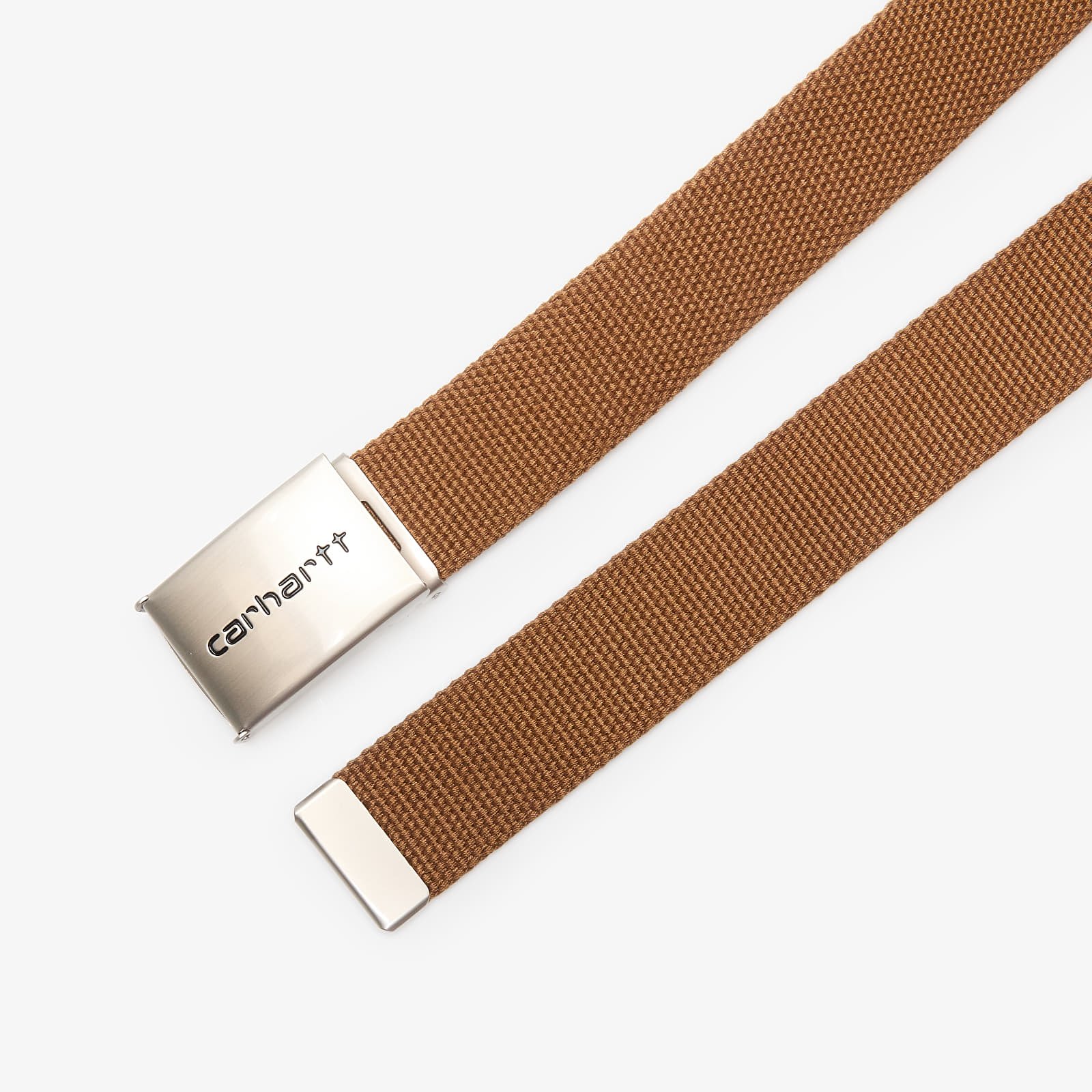 Gürtel für Frauen Carhartt WIP Clip Belt Chrome Hamilton Brown
