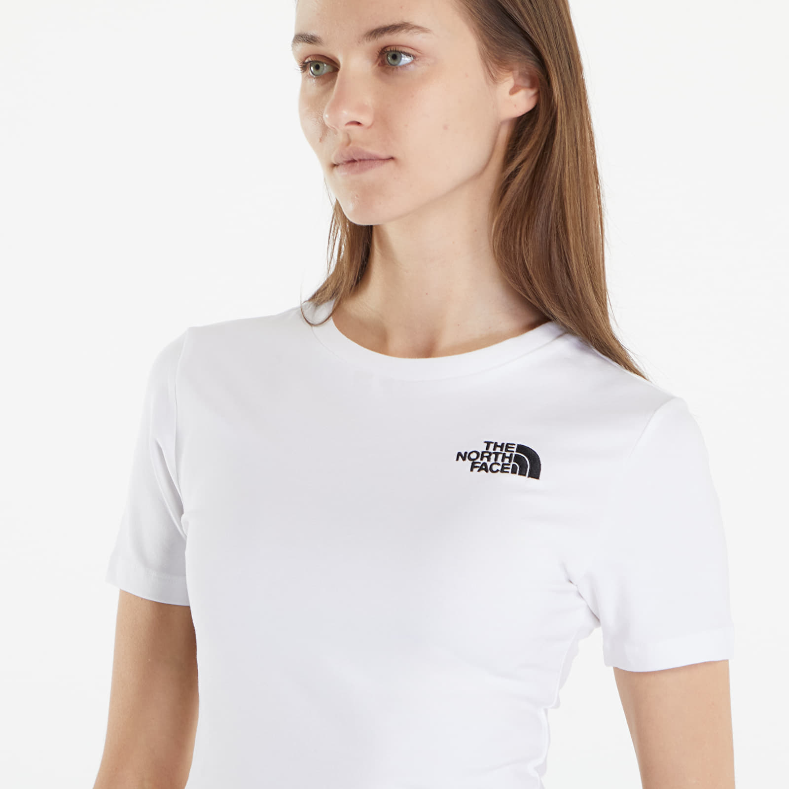 Tricou The North Face Crop S/S Tee TNF White - 1 | YEO