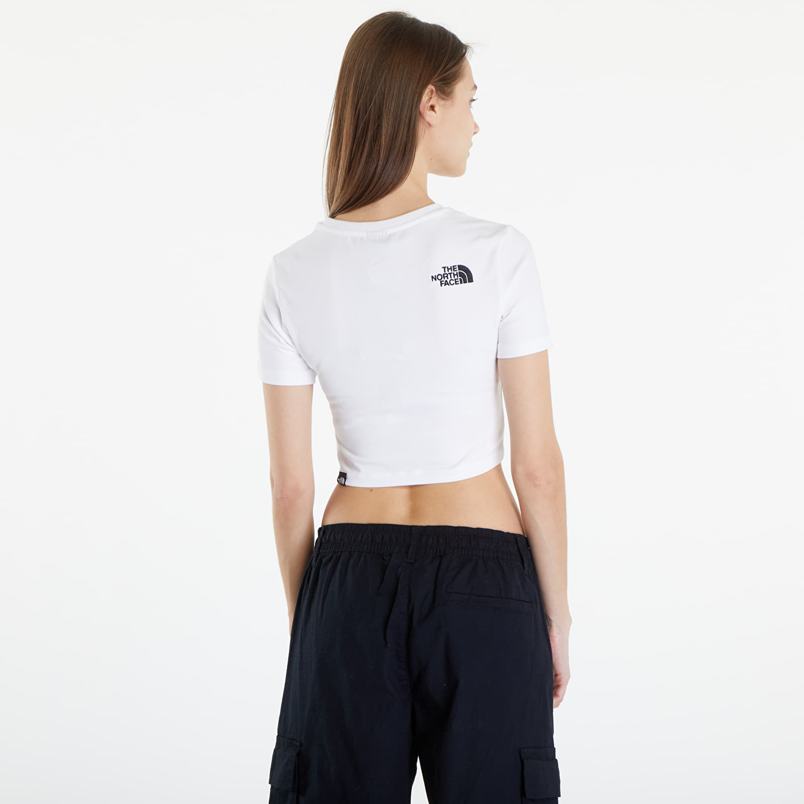 T-särgid The North Face Crop S/S Tee TNF White