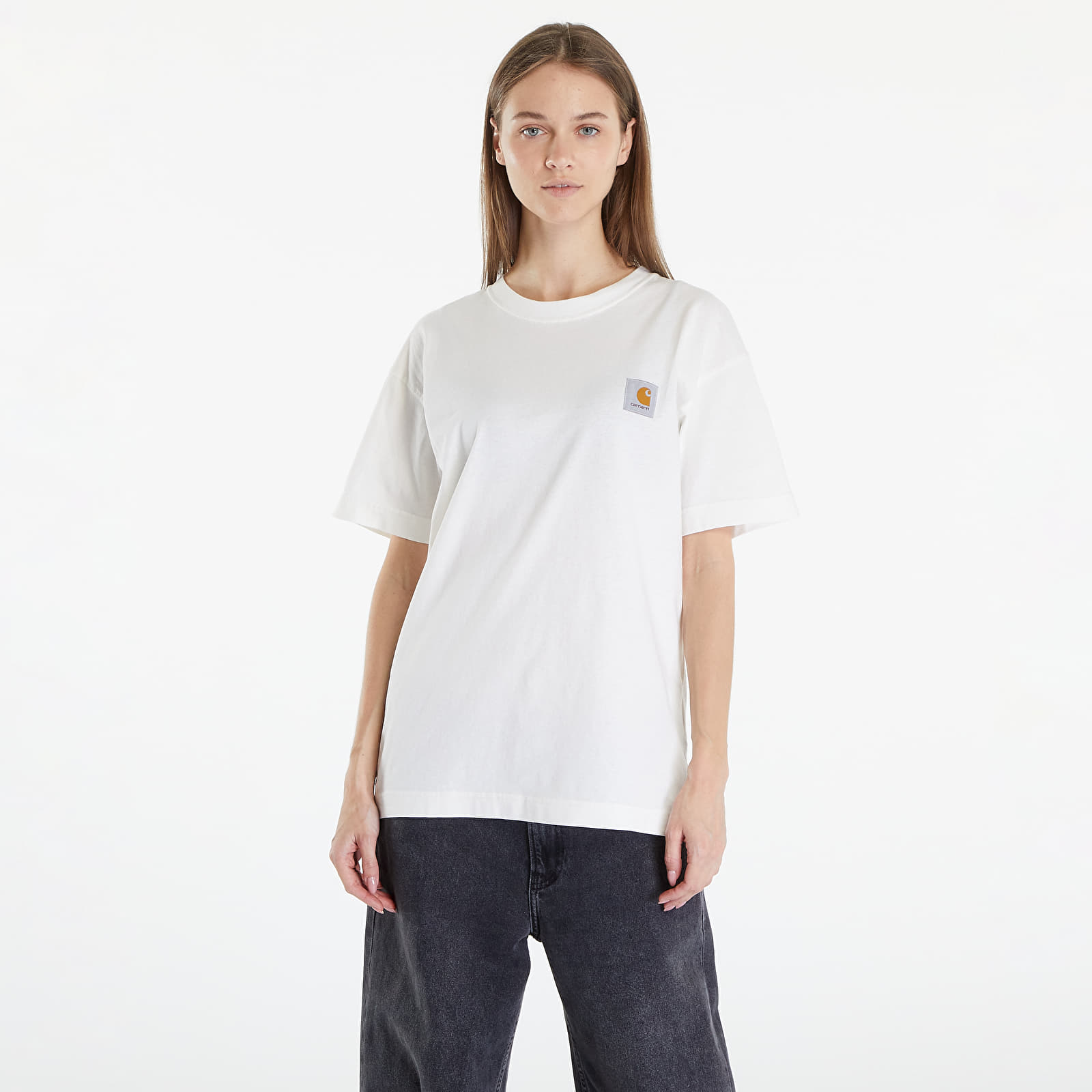 Camisetas de hombre Carhartt WIP Nelson Short Sleeve T-Shirt UNISEX Wax Garment Dyed