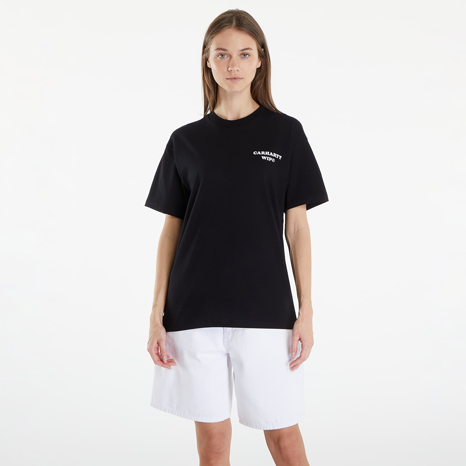 Tricouri bărbați Carhartt WIP Isis Maria Dinner Short Sleeve T-Shirt UNISEX Black