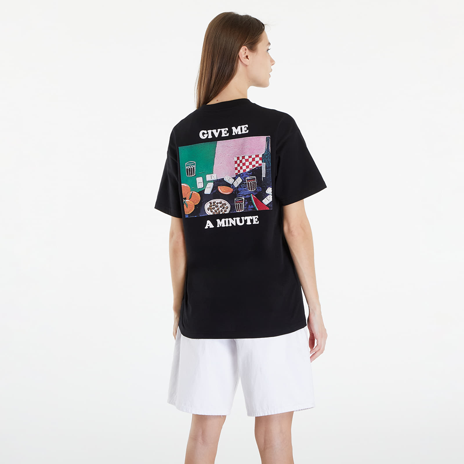 Tricouri bărbați Carhartt WIP Isis Maria Dinner Short Sleeve T-Shirt UNISEX Black