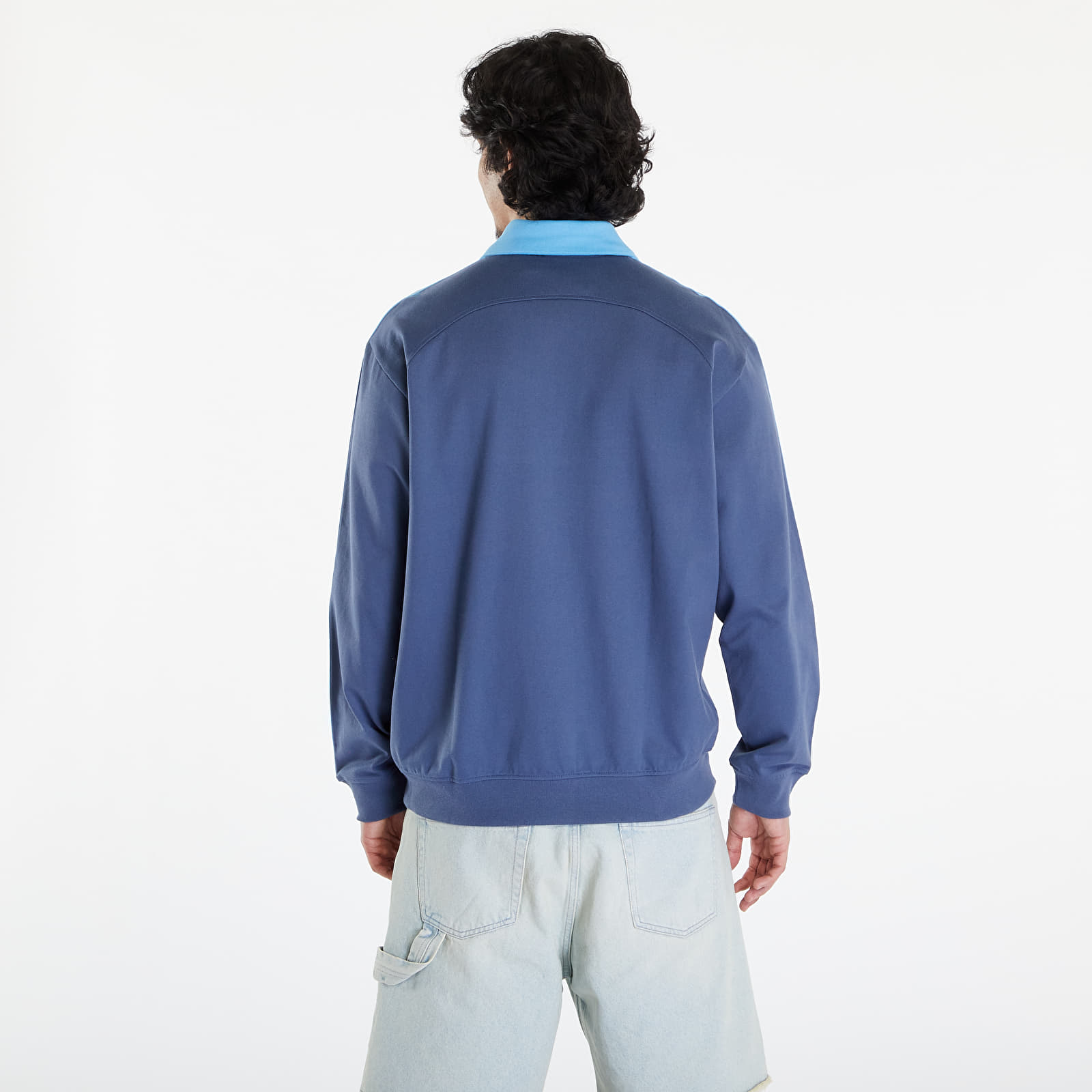 Men s sweatshirts adidas Collared Sweatshirt Preloved Ink Queens