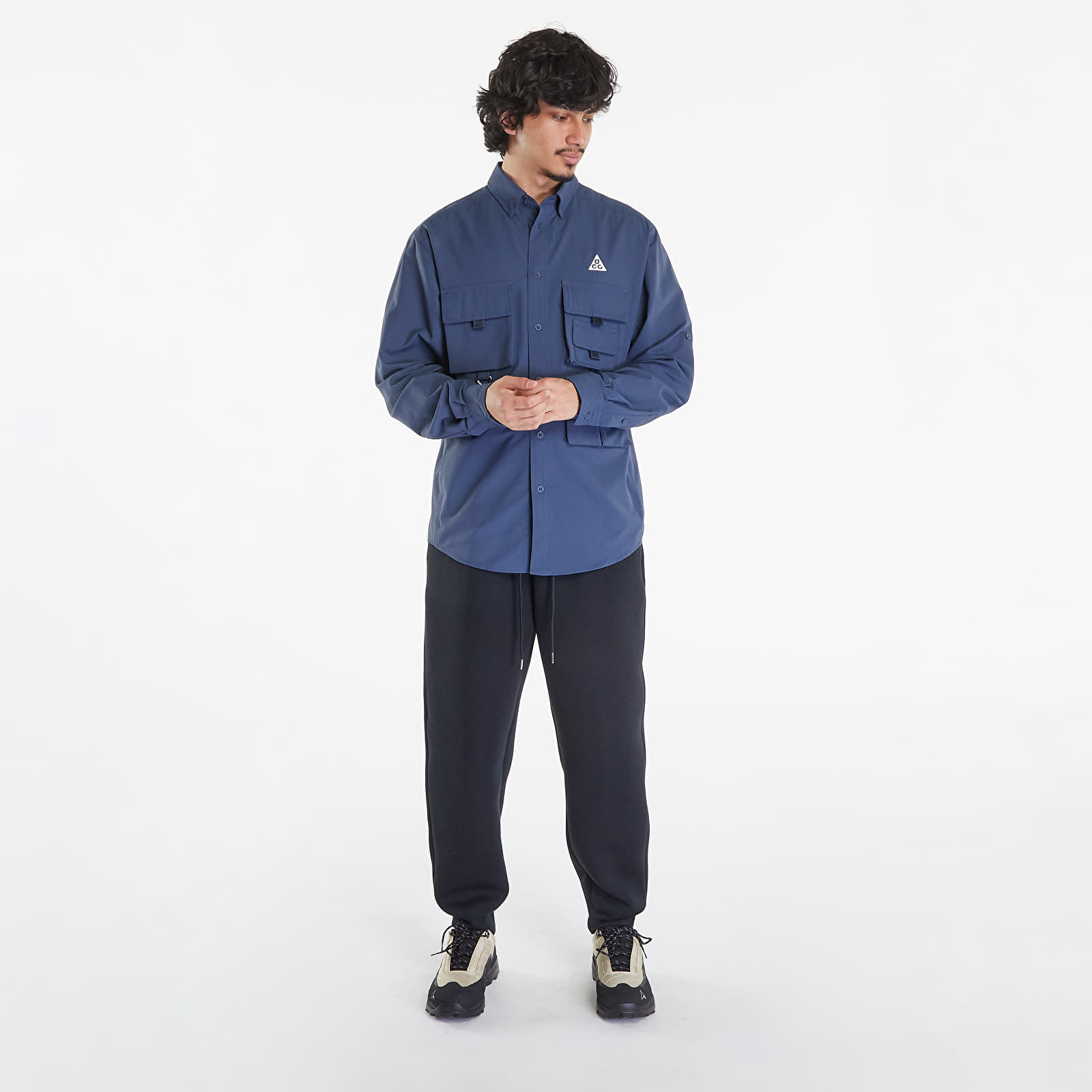 Meeste särgid Nike ACG Dri-FIT UV "Devastation Trail" Men's Top Thunder Blue/ Summit White