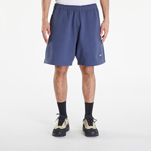 Pantaloncini Nike Solo Swoosh Men s Fleece Shorts Thunder Blue White Queens