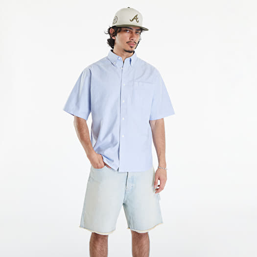 Men's shirts Carhartt WIP S/S Braxton Shirt UNISEX Bleach