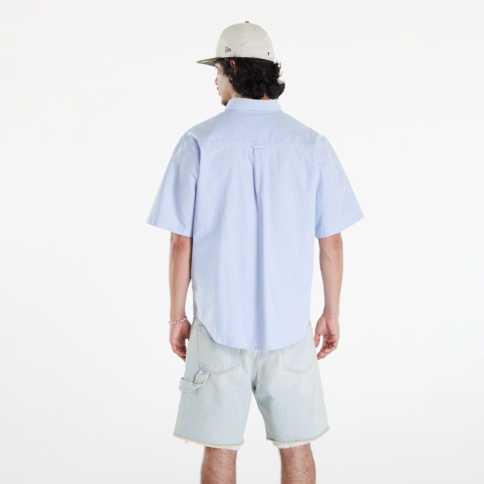 Herren-Hemden Carhartt WIP S/S Braxton Shirt UNISEX Bleach/ Wax