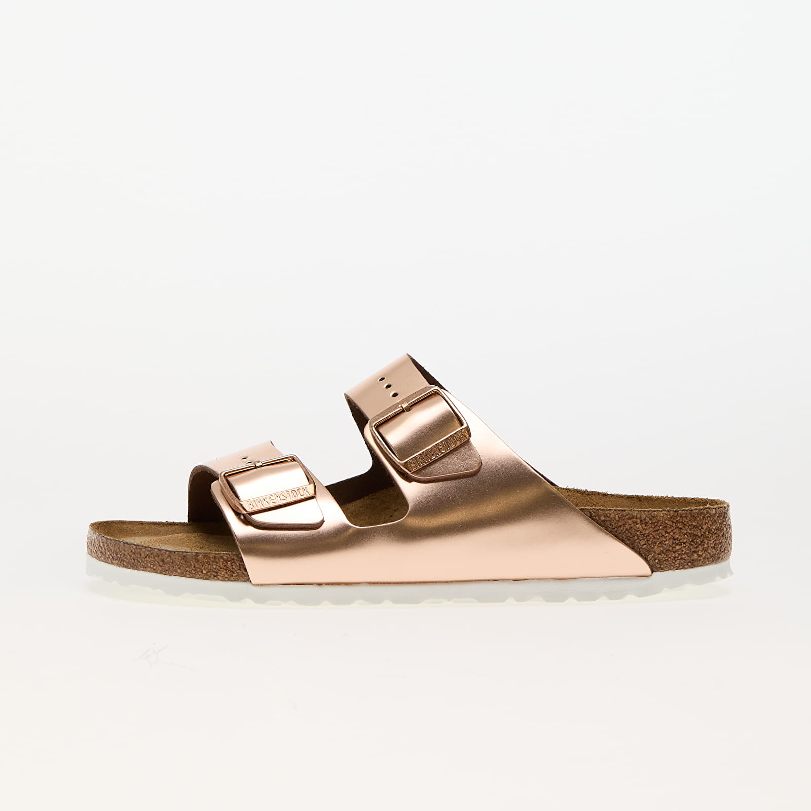 Miesten lenkkarit ja kengät Birkenstock Arizona Birko-Floor Soft Metallic Copper