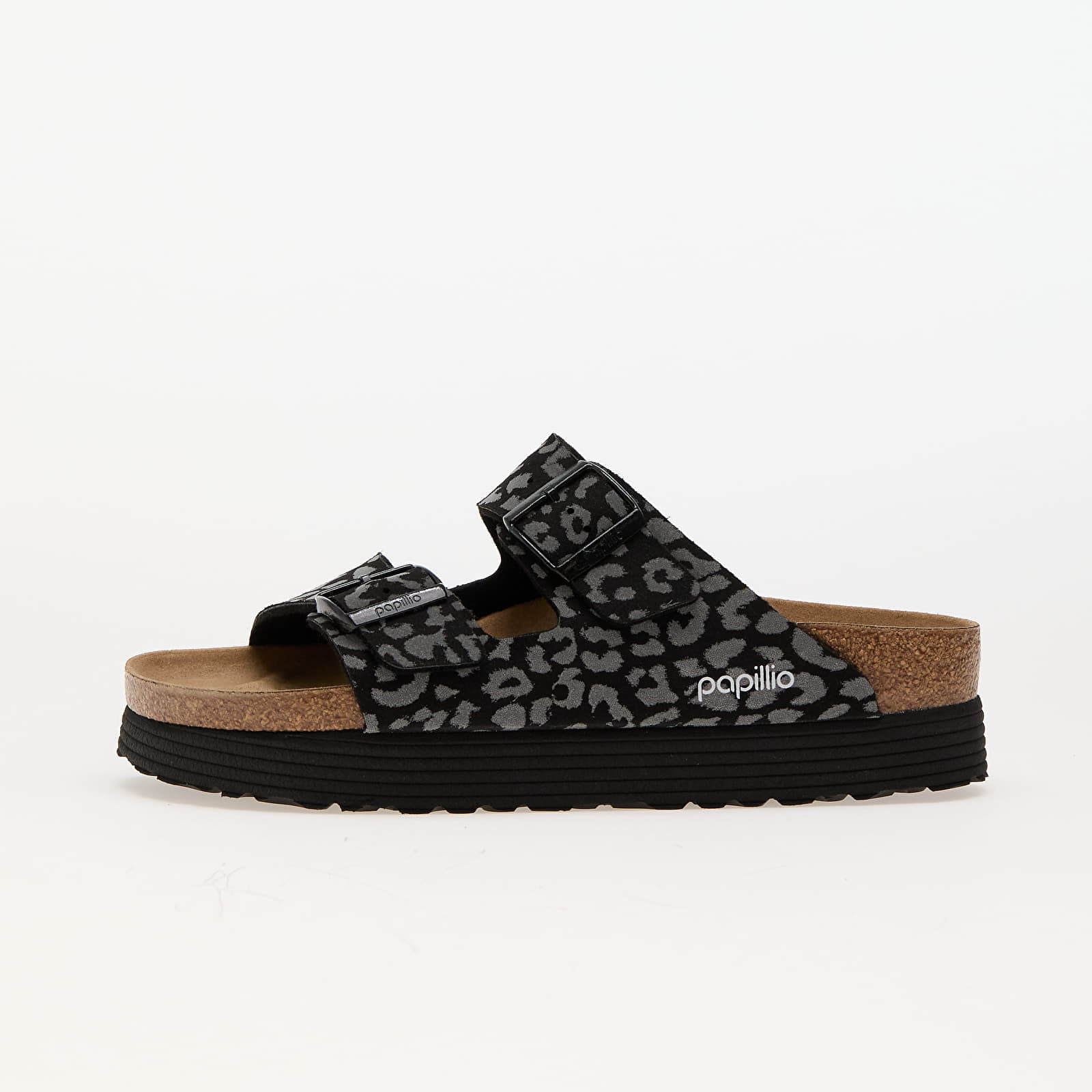 Baskets Birkenstock x Papillio Arizona Grooved Leopard Black EUR 36