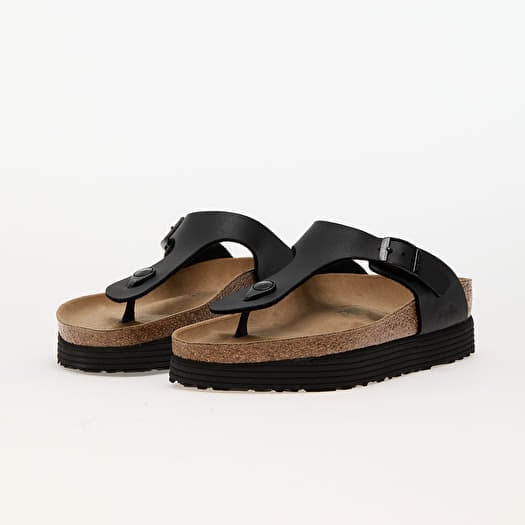 Women s sneakers and shoes Birkenstock x Papillio Gizeh Grooved Platform Black Queens