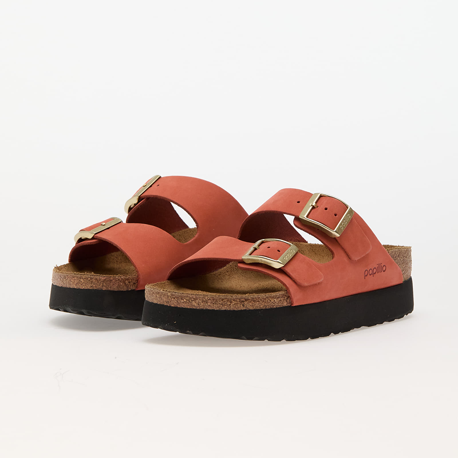 Sneakers und Schuhe fur Frauen Birkenstock x Papillio Arizona Platform Mars Red Queens