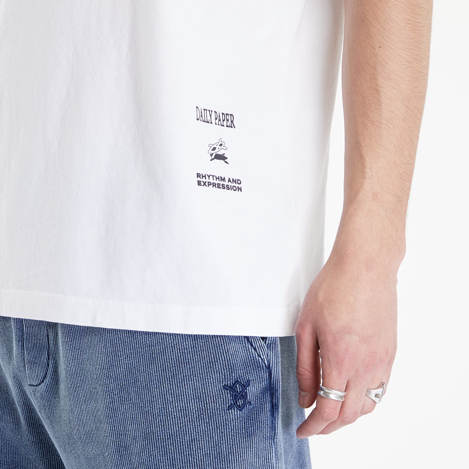 Футболки Daily Paper Metronome Short Sleeve T-Shirt White