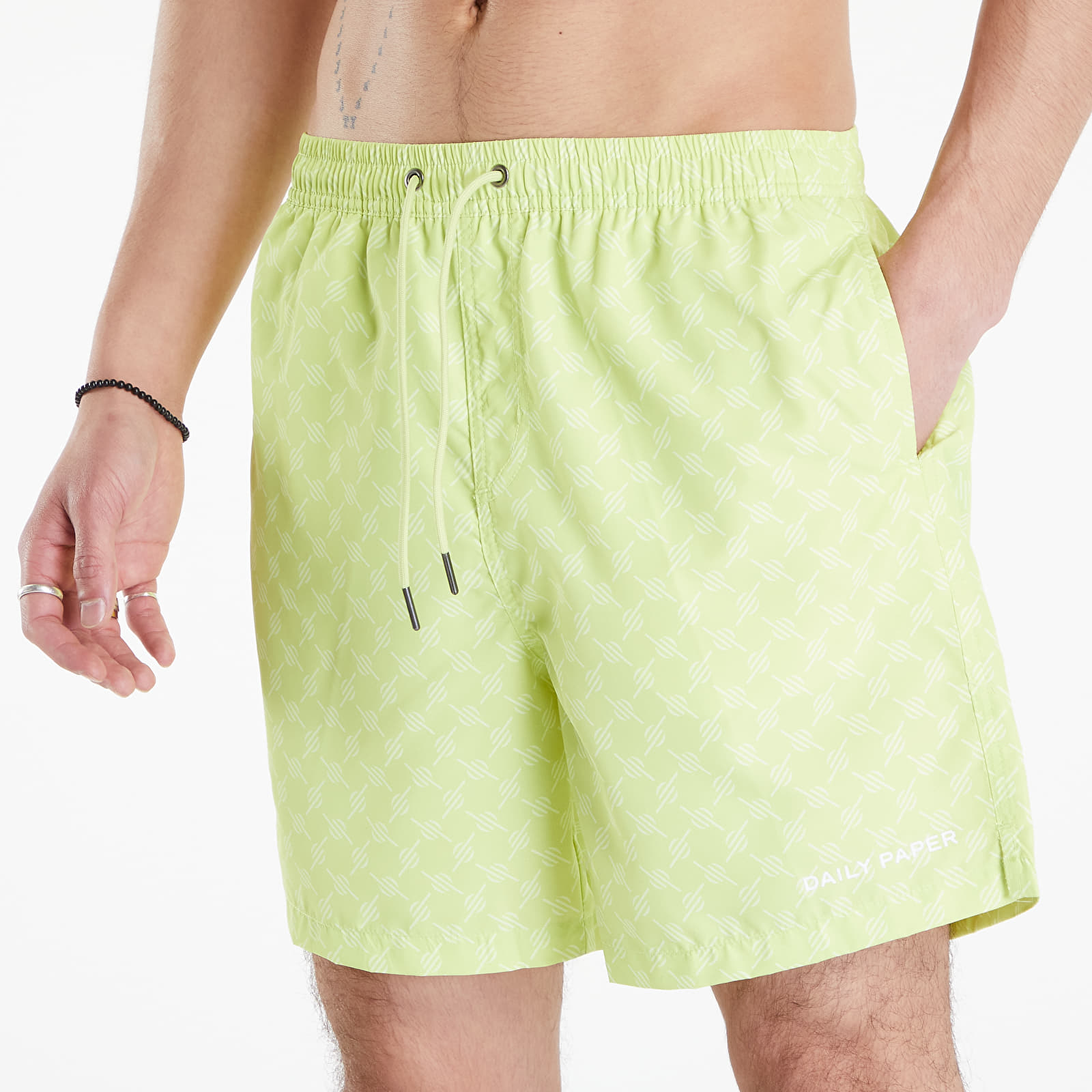 Swimwear Daily Paper Kato Monogram Swimshorts Daiquiri Green