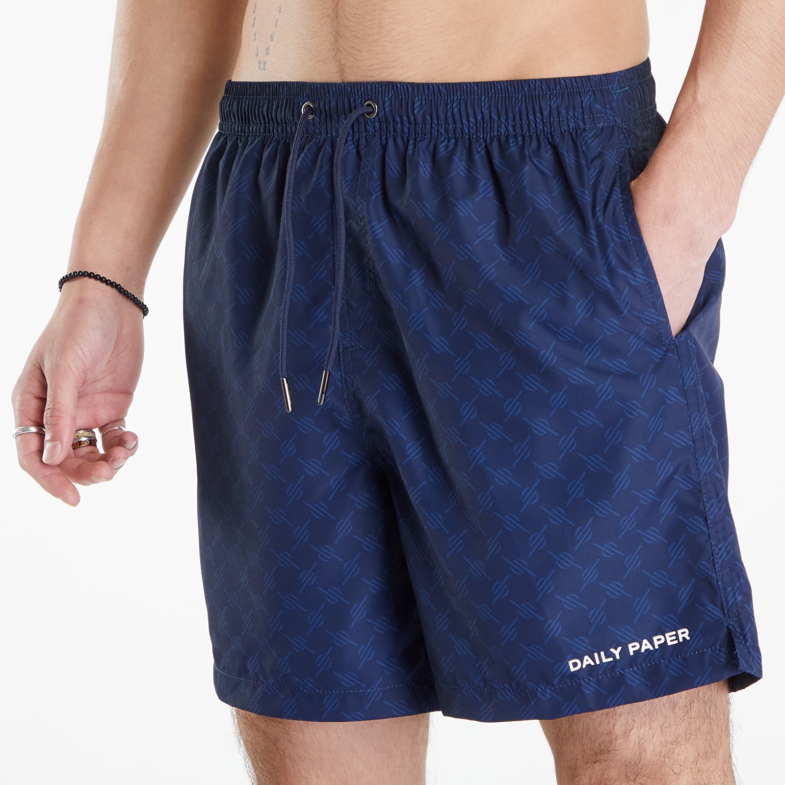 Swimsuit Daily Paper Kato Monogram Swimshorts Pageant Blue