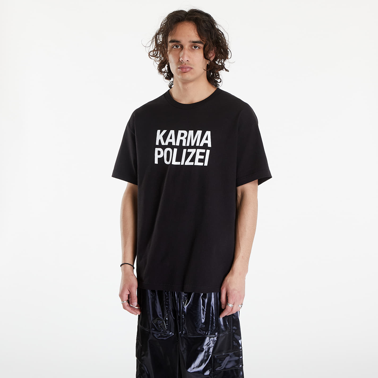 Tricou PLEASURES Karma T-Shirt Black