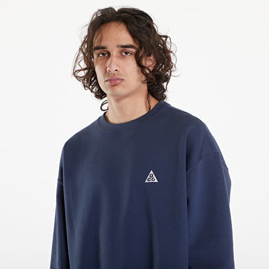 Sweatshirts Nike ACG Therma FIT Fleece Crew Thunder Blue Summit White Queens