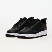 Blue and black nike air force 1 sales