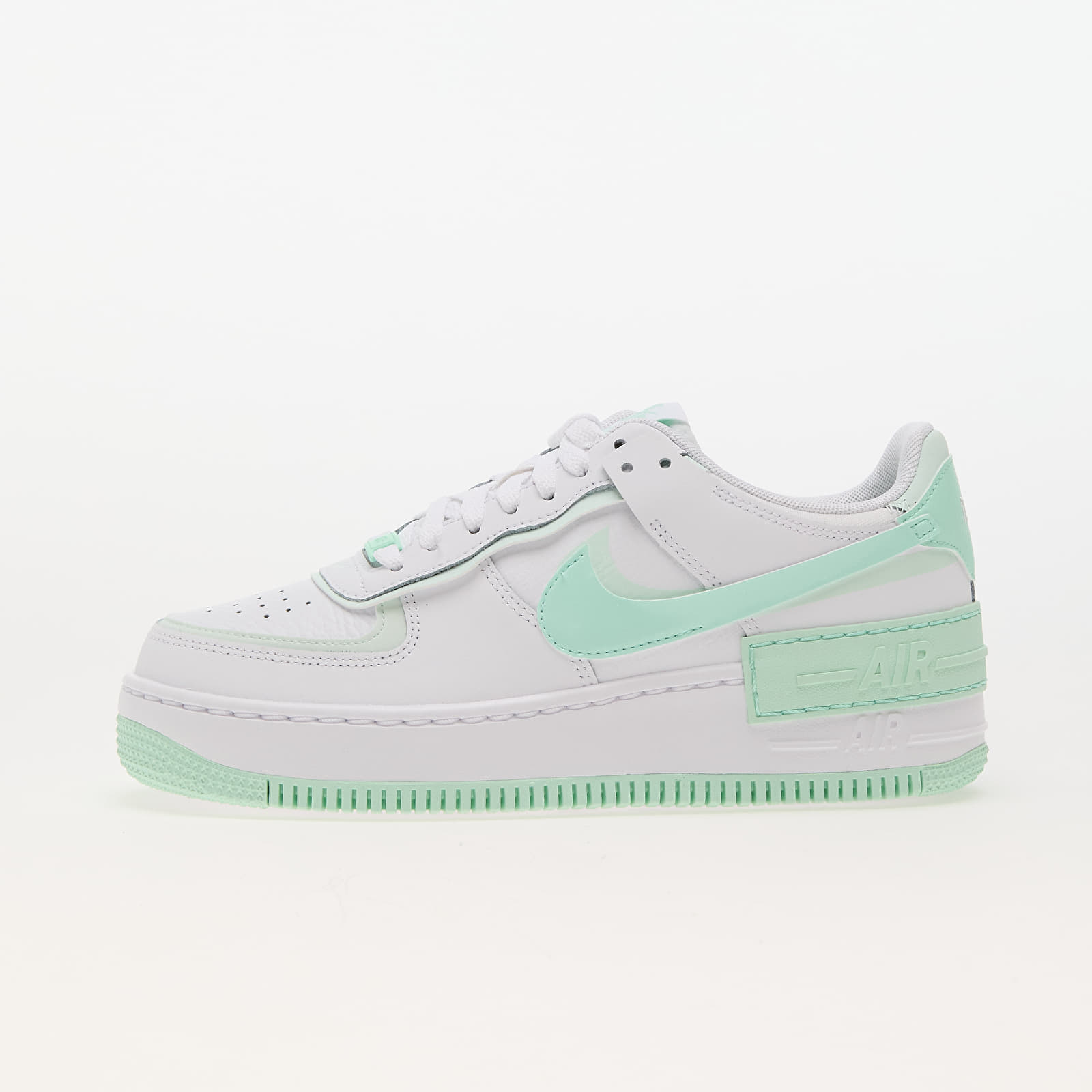 Women's sneakers and shoes Nike W Air Force 1 Shadow White/Mint Foam-Barely Green