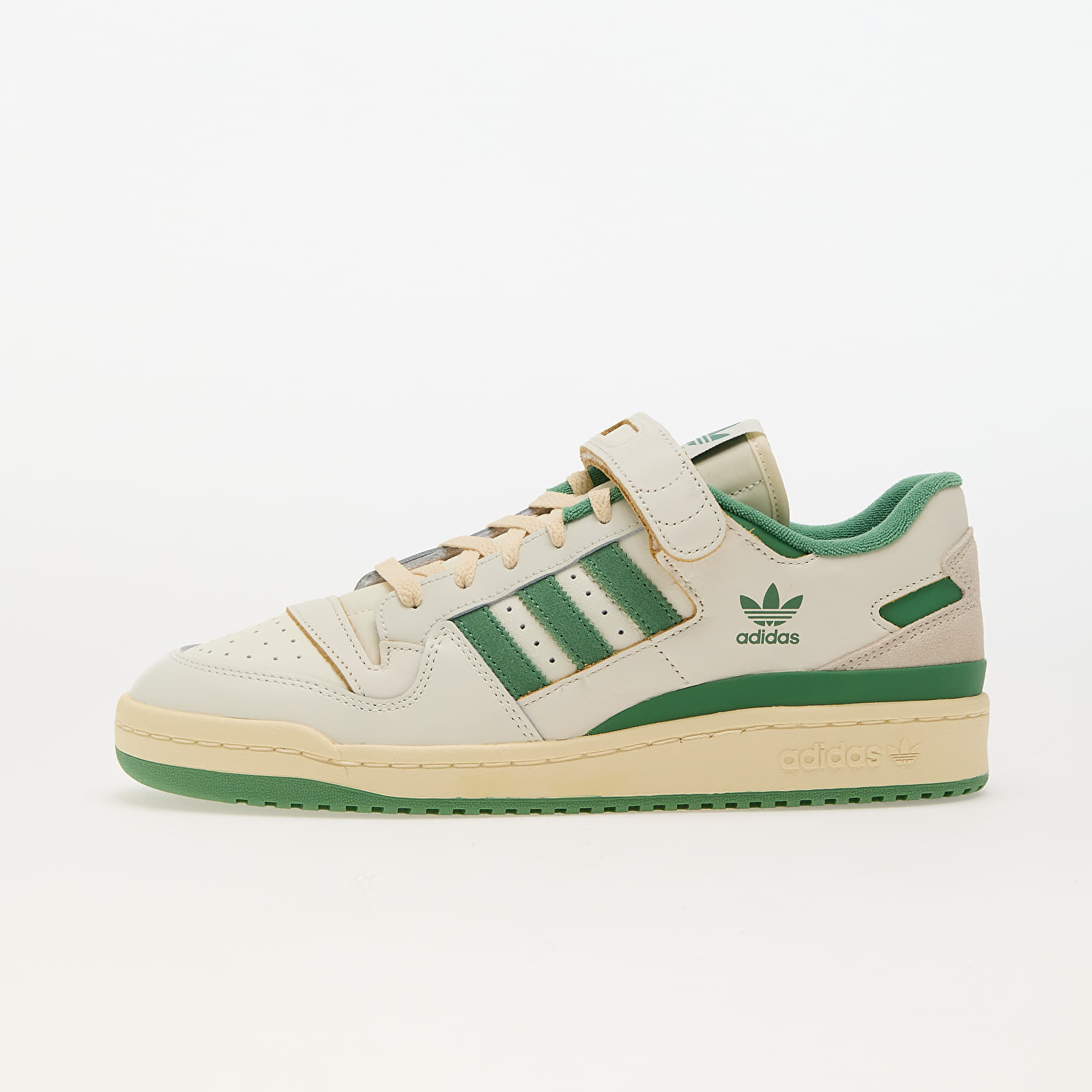Scarpe uomo adidas Forum 84 Low Ivory/ Preloveded Green/ Easy Yellow