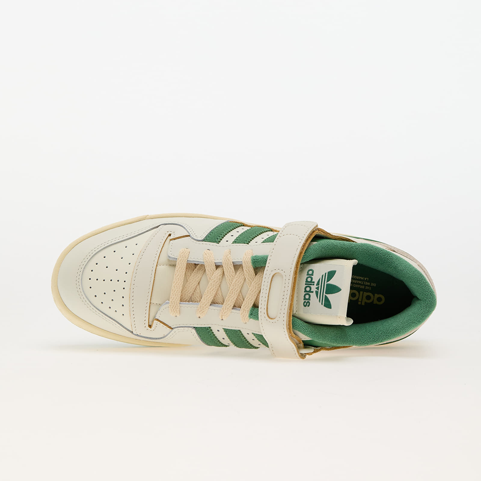 Scarpe uomo adidas Forum 84 Low Ivory/ Preloveded Green/ Easy Yellow