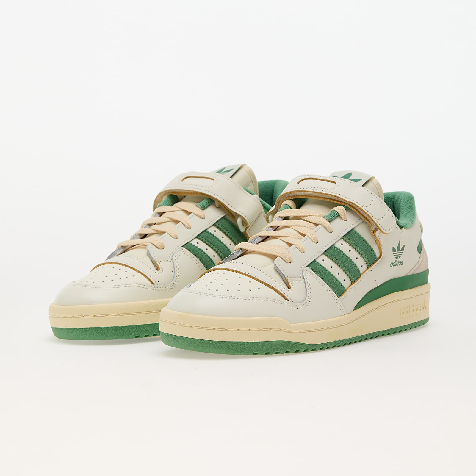 Scarpe uomo adidas Forum 84 Low Ivory/ Preloveded Green/ Easy Yellow