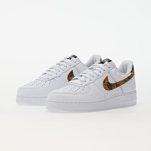 Turnschuhe und Schuhe fur Manner Nike Air Force 1 Low Retro Premium QS White Elemental Gold Dark Hazel Black Queens