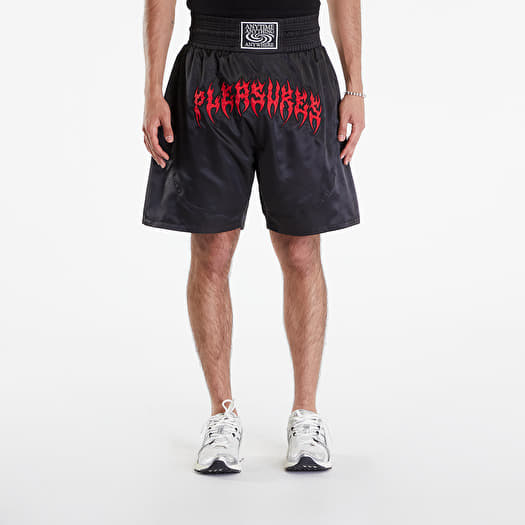 Shorts PLEASURES Anywhere Muay Thai Shorts Black Queens