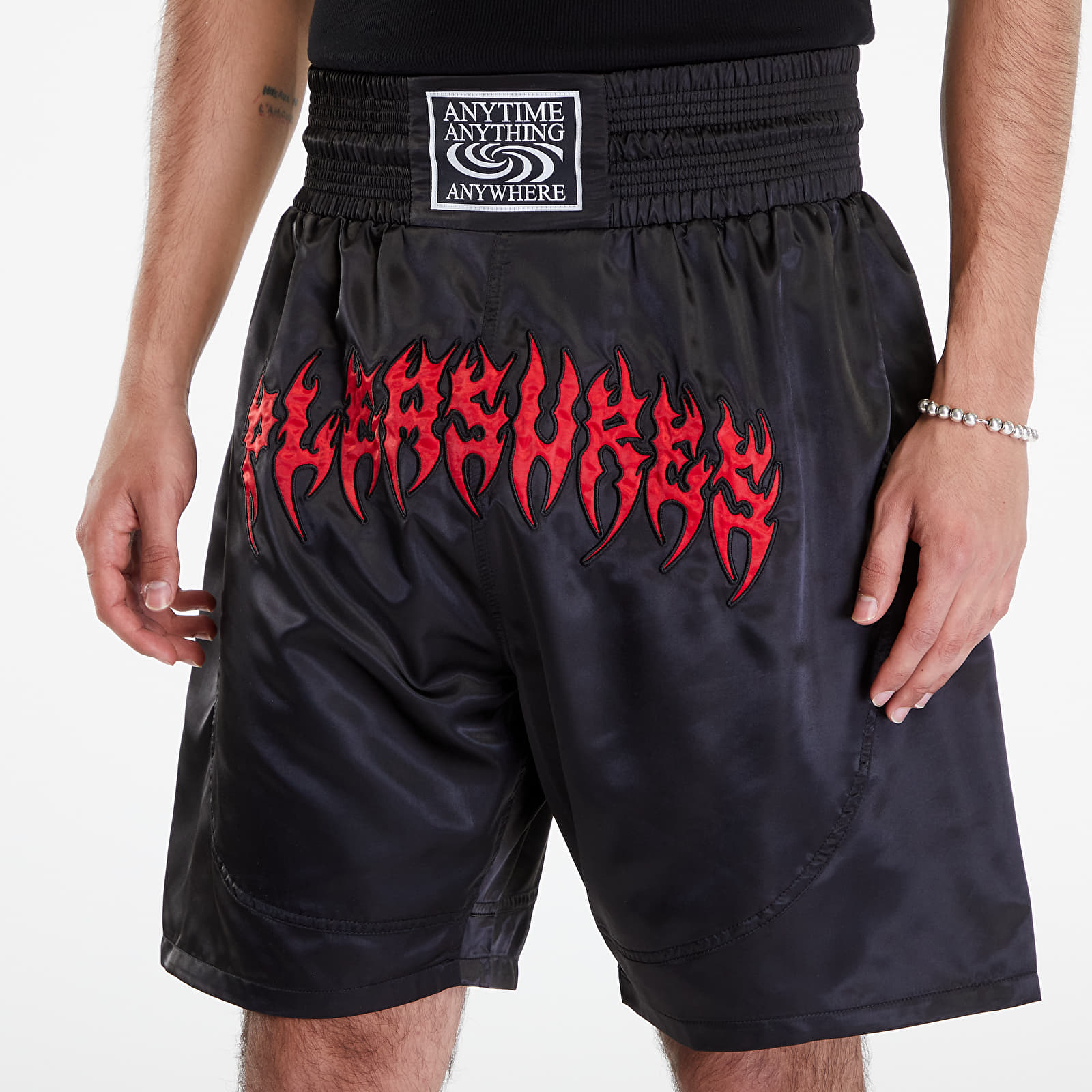 Shorts PLEASURES Anywhere Muay Thai Shorts Black