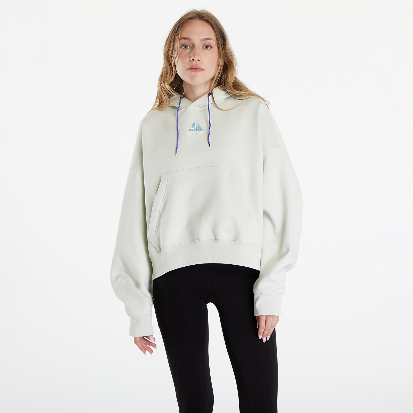 Sweatshirts Nike ACG Therma-FIT Women's "Tuff Knit" Fleece Hoodie Sea Glass/ Summit White