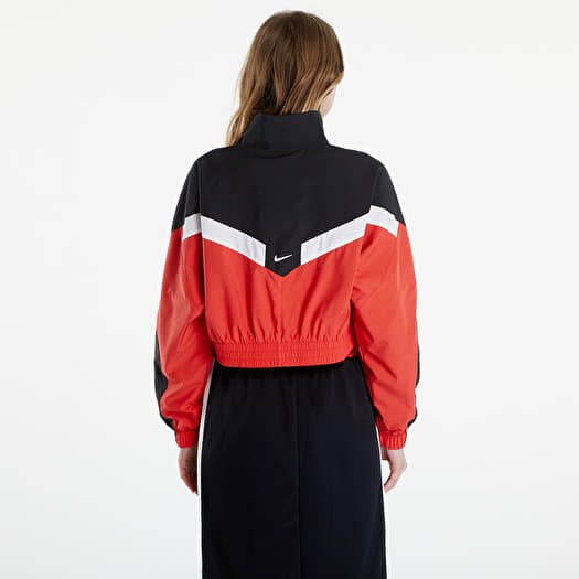 Red and black nike windbreaker womens online