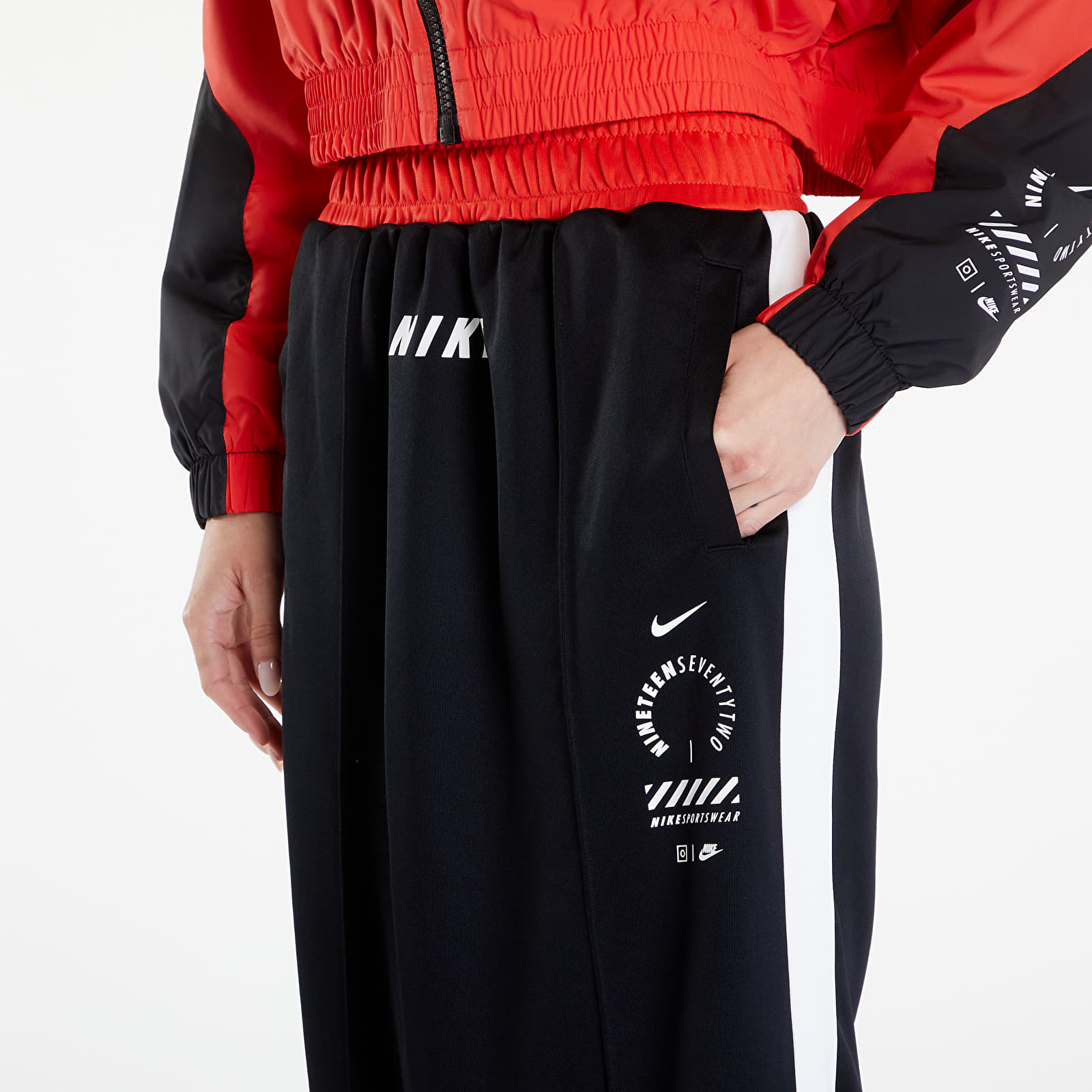 Krila  Nike Sportswear Women's Skirt Black/ Lt Crimson/ White