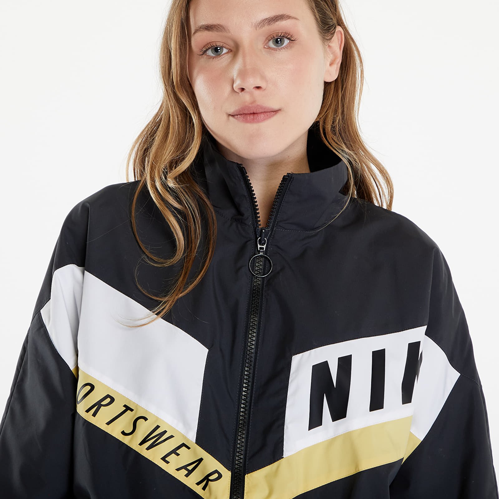 Vestes Nike Sportswear Women's Woven Jacket Dk Smoke Grey/ Dk Smoke Grey/ Black