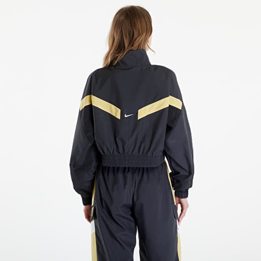 Sportswear women's woven jacket black cheap