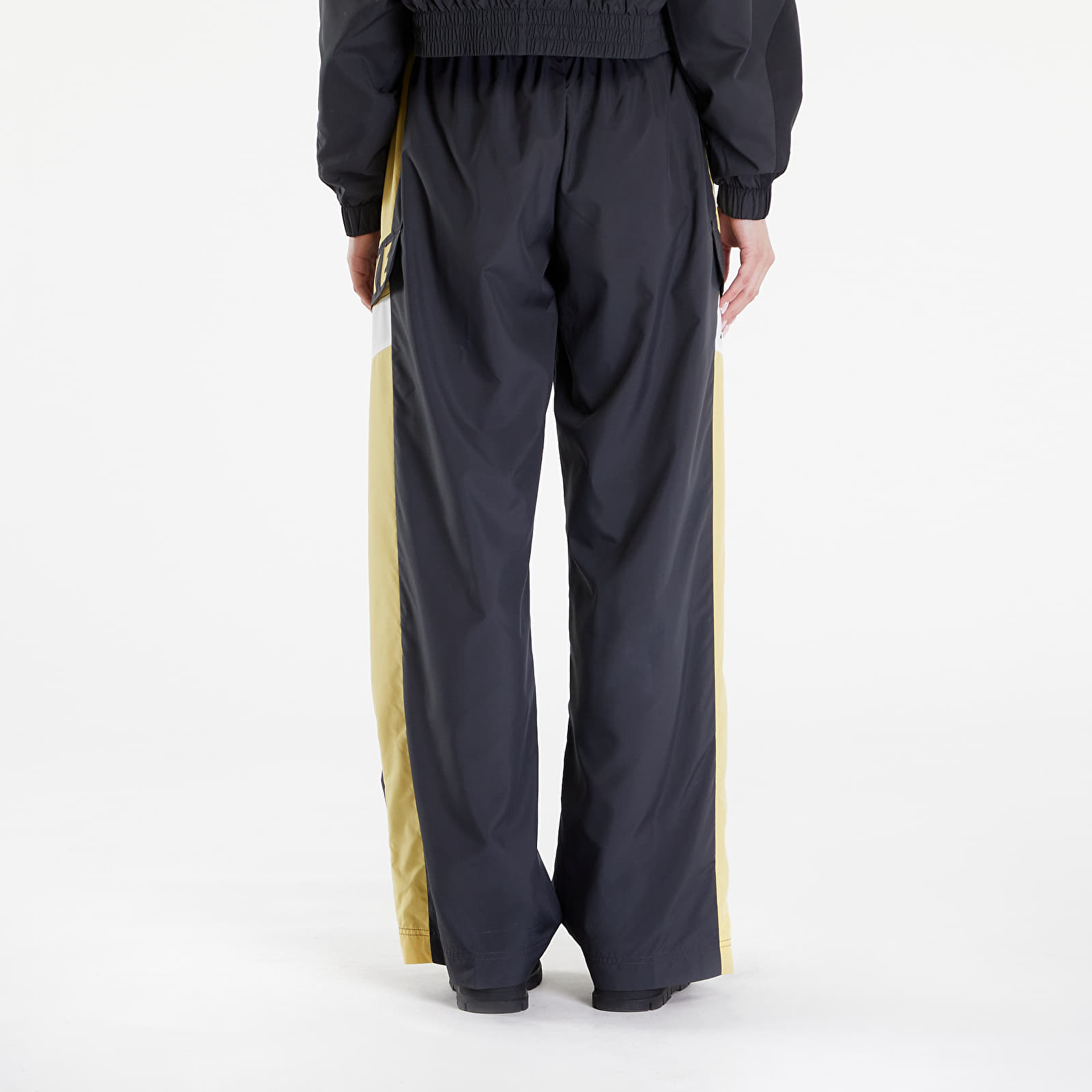 Naiste püksid Nike Sportswear Women's High-Waisted Pants Dk Smoke Grey/ Saturn Gold/ White