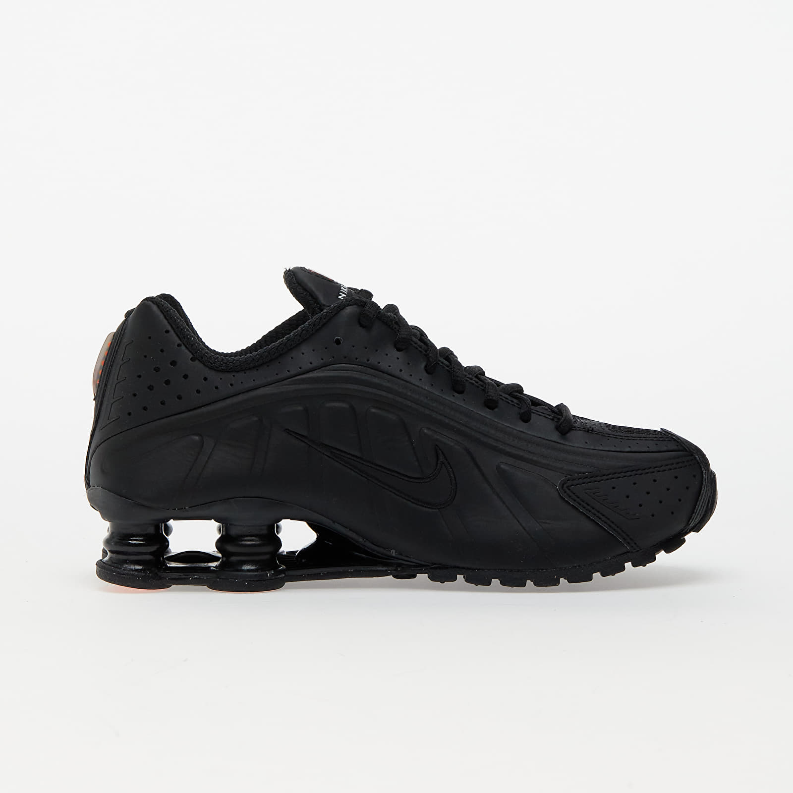 Naiste tossud ja kingad Nike Shox R4 Black/ Black-Black-Max Orange