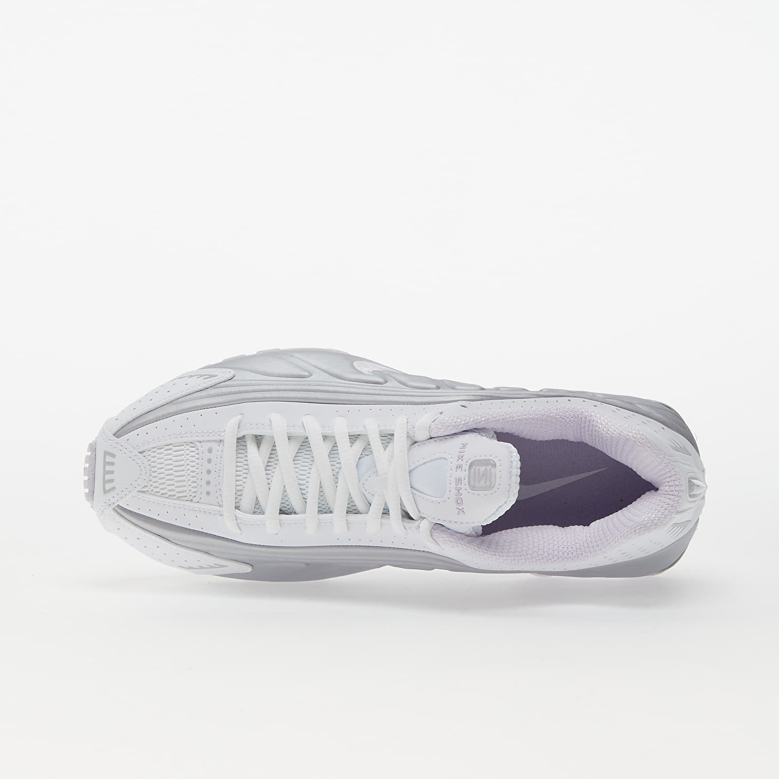 Women's sneakers and shoes Nike W Shox R4 White/ Barely Grape-Mtlc Platinum