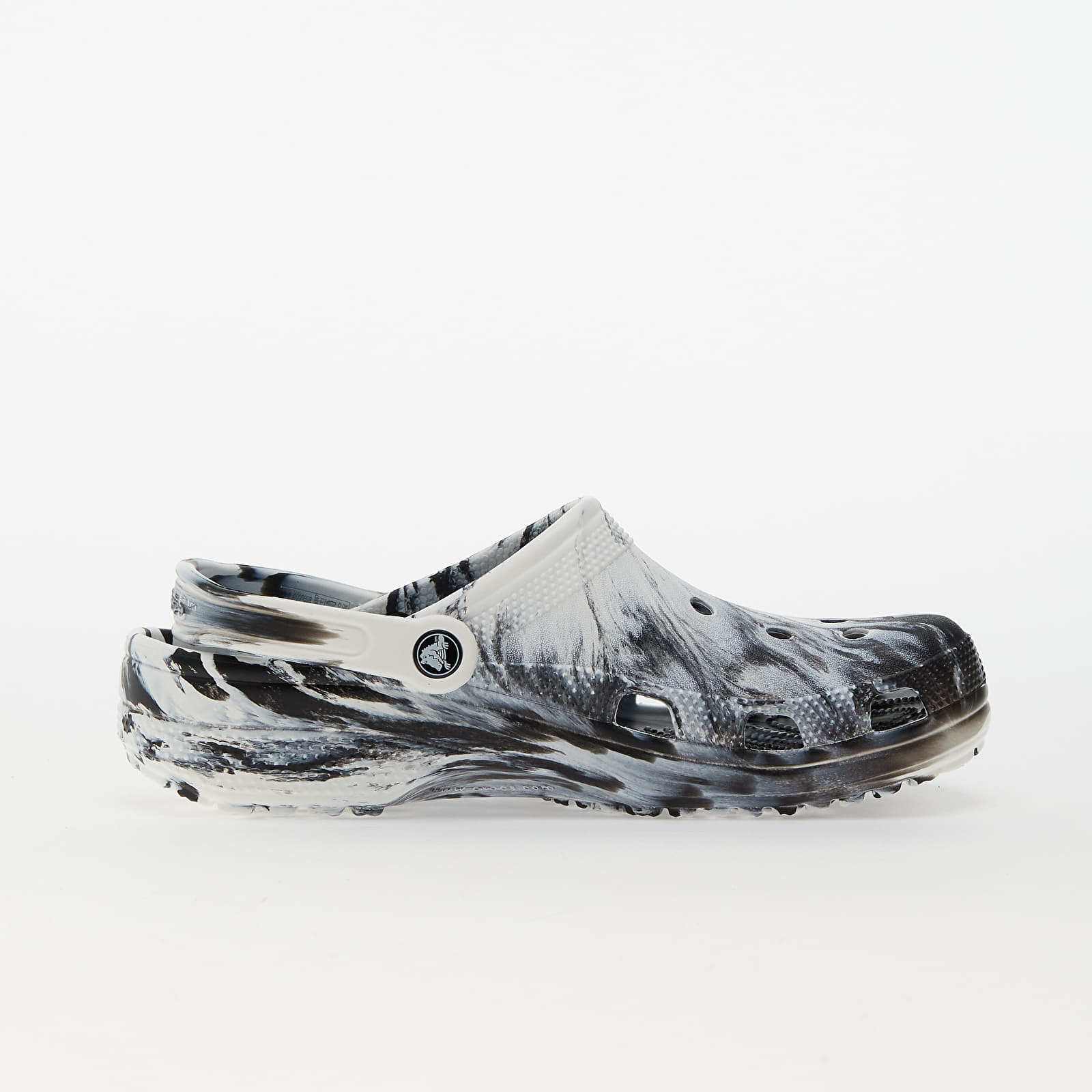 Ténis e sapatos para homem Crocs Classic Marbled Clog White/ Black